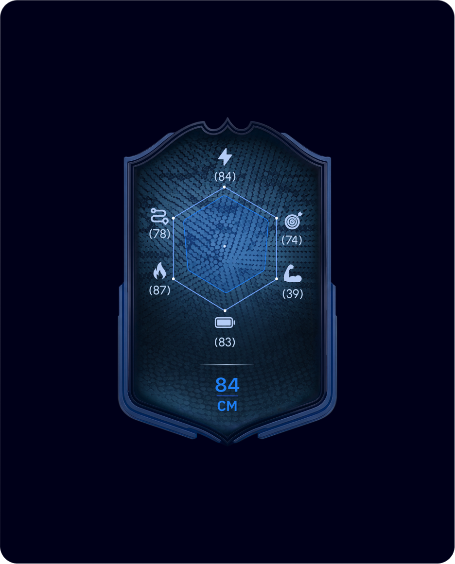 Player stats card